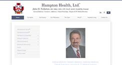 Desktop Screenshot of hamptonhealthltd.com